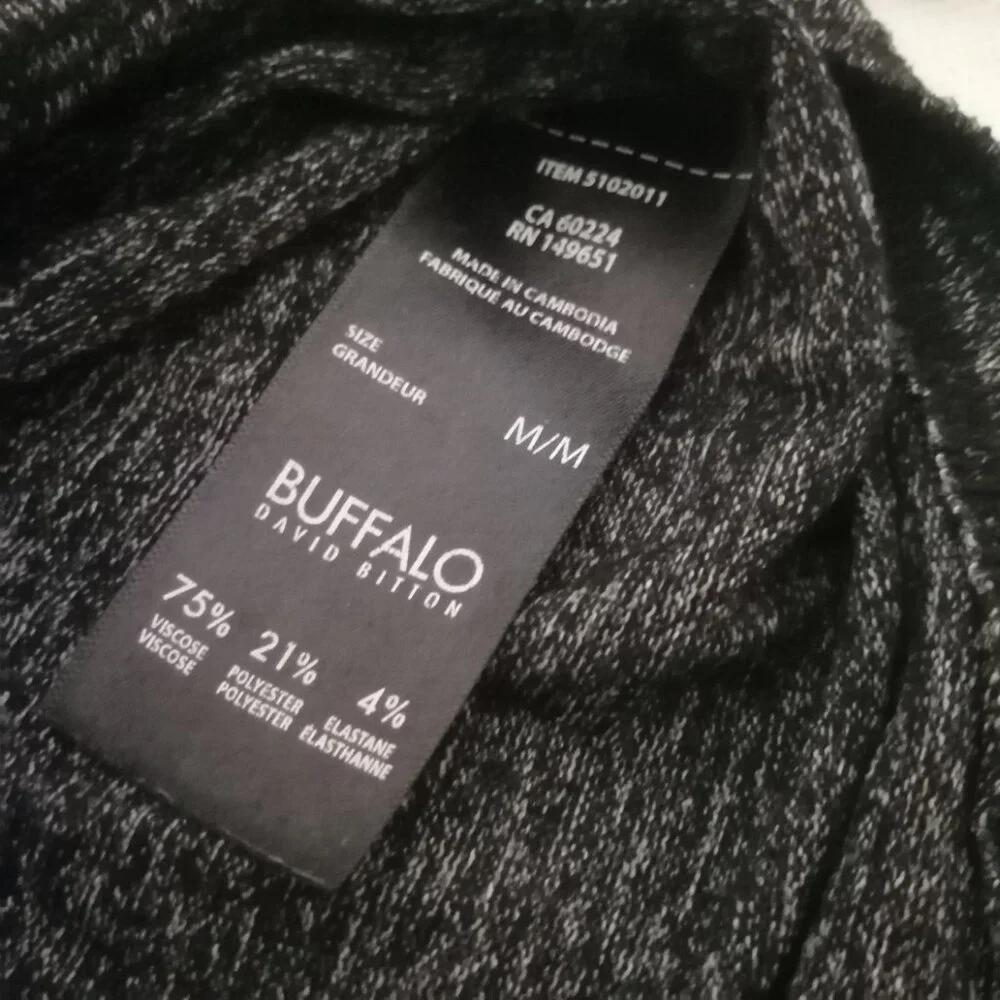 🇨🇦 Buffalo David Bitton Oversized Raglan "Baseball Style" Longsleeve - Picture 4 of 7